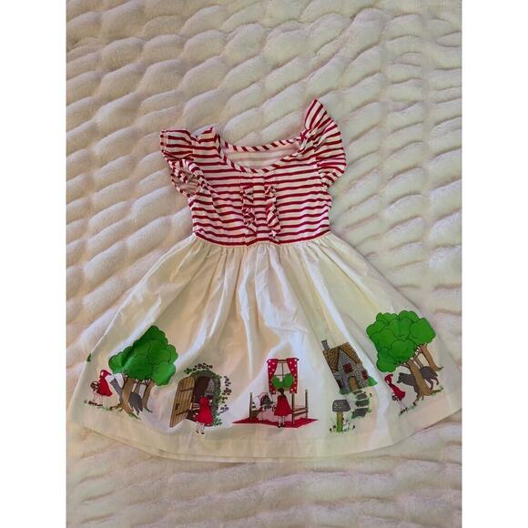 Eleanor Rose Grandma's house Sample dress Size  5-6 Little Red Riding hood - Picture 3 of 3